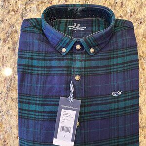 Vineyard Vines Boys Flannel Check Shirt